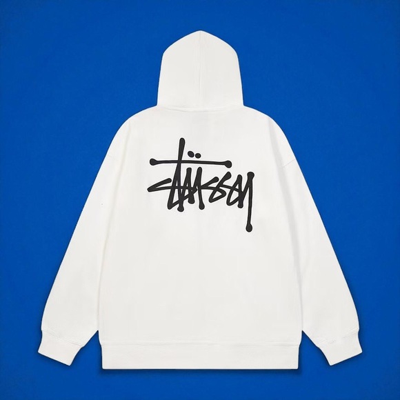Stussy White Hoodie for Men - Picture 1 of 7